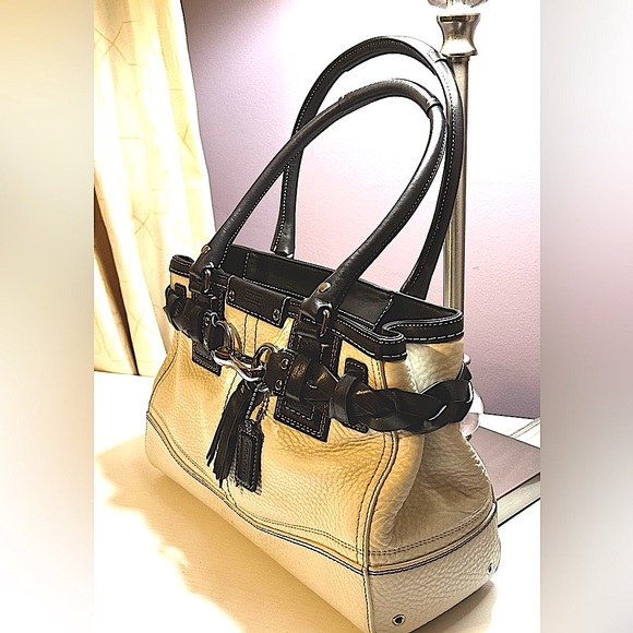 NWOT Coach Purse Black and white - Picture 3 of 16